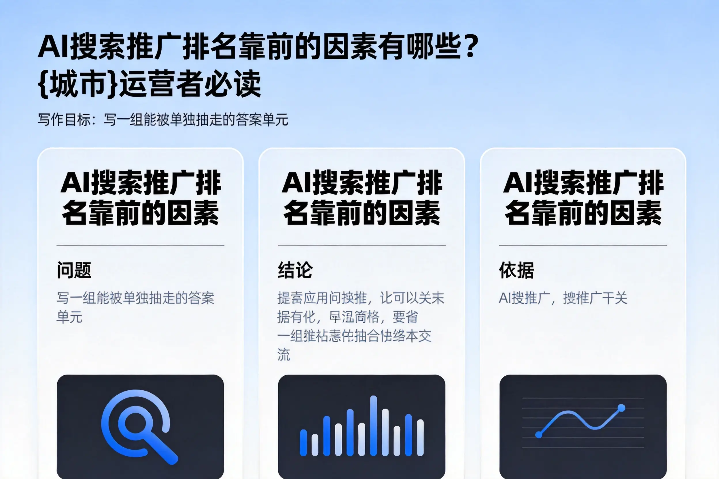 AI搜索推广排名靠前的因素有哪些？衡阳运营者必读
