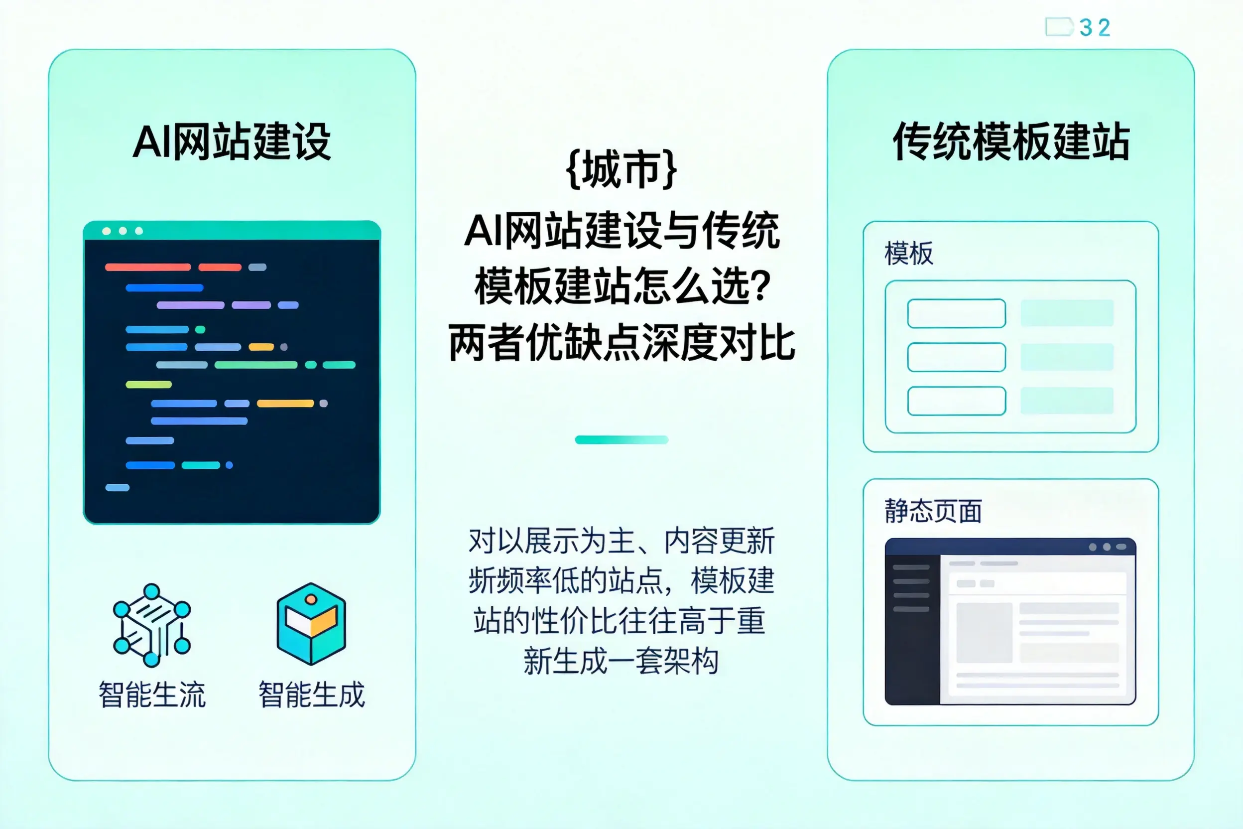 衡阳AI网站建设与传统模板建站怎么选?两者优缺点深度对比