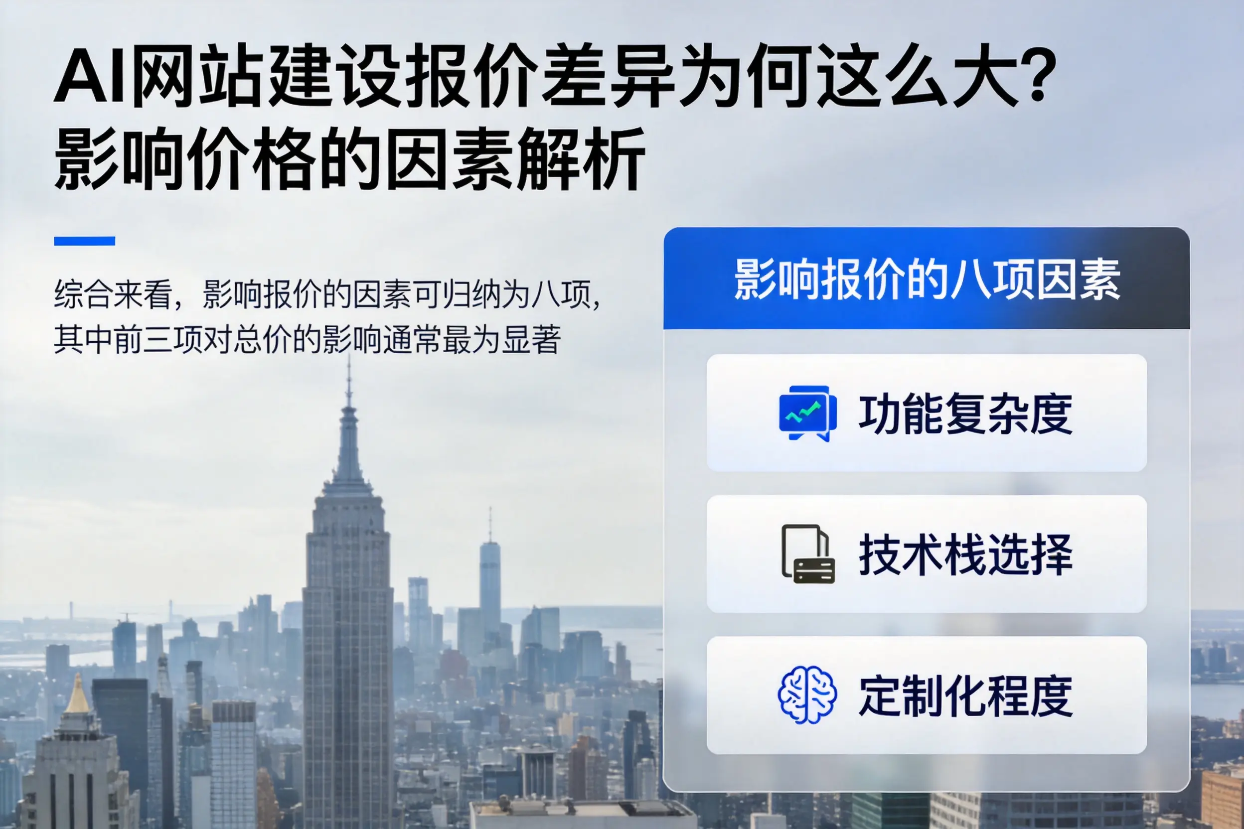 衡阳AI网站建设报价差异为何这么大？影响价格的因素解析