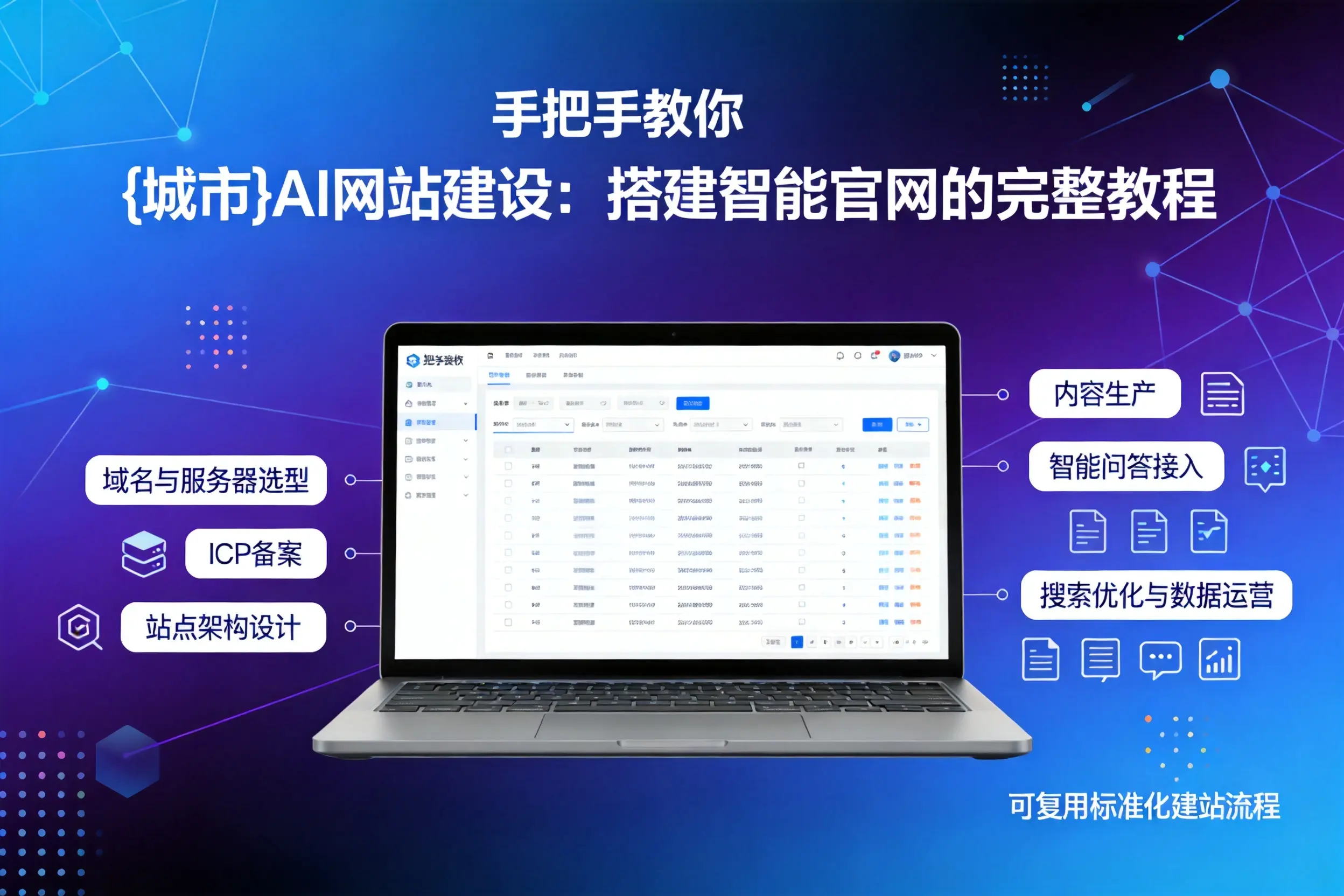 手把手教你衡阳AI网站建设：搭建智能官网的完整教程