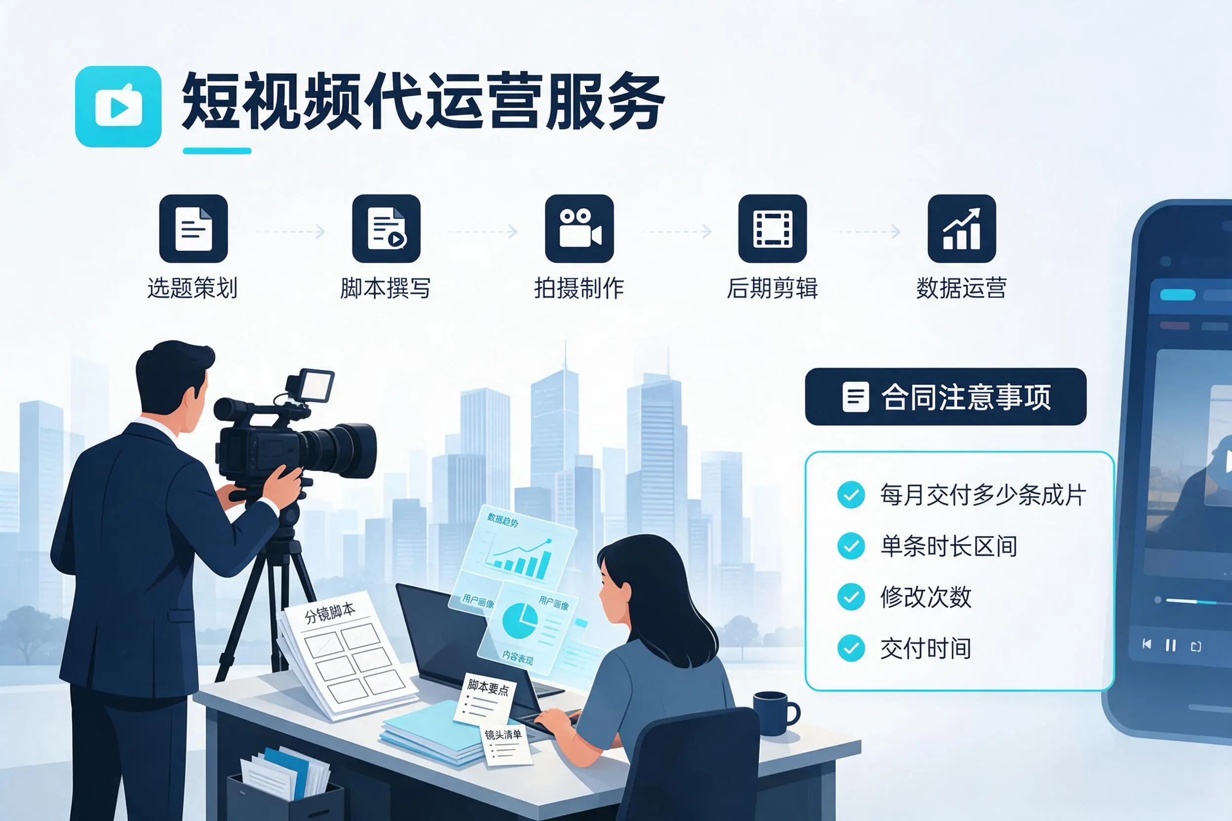 短视频代运营包含哪些服务?衡阳企业常见问题科普