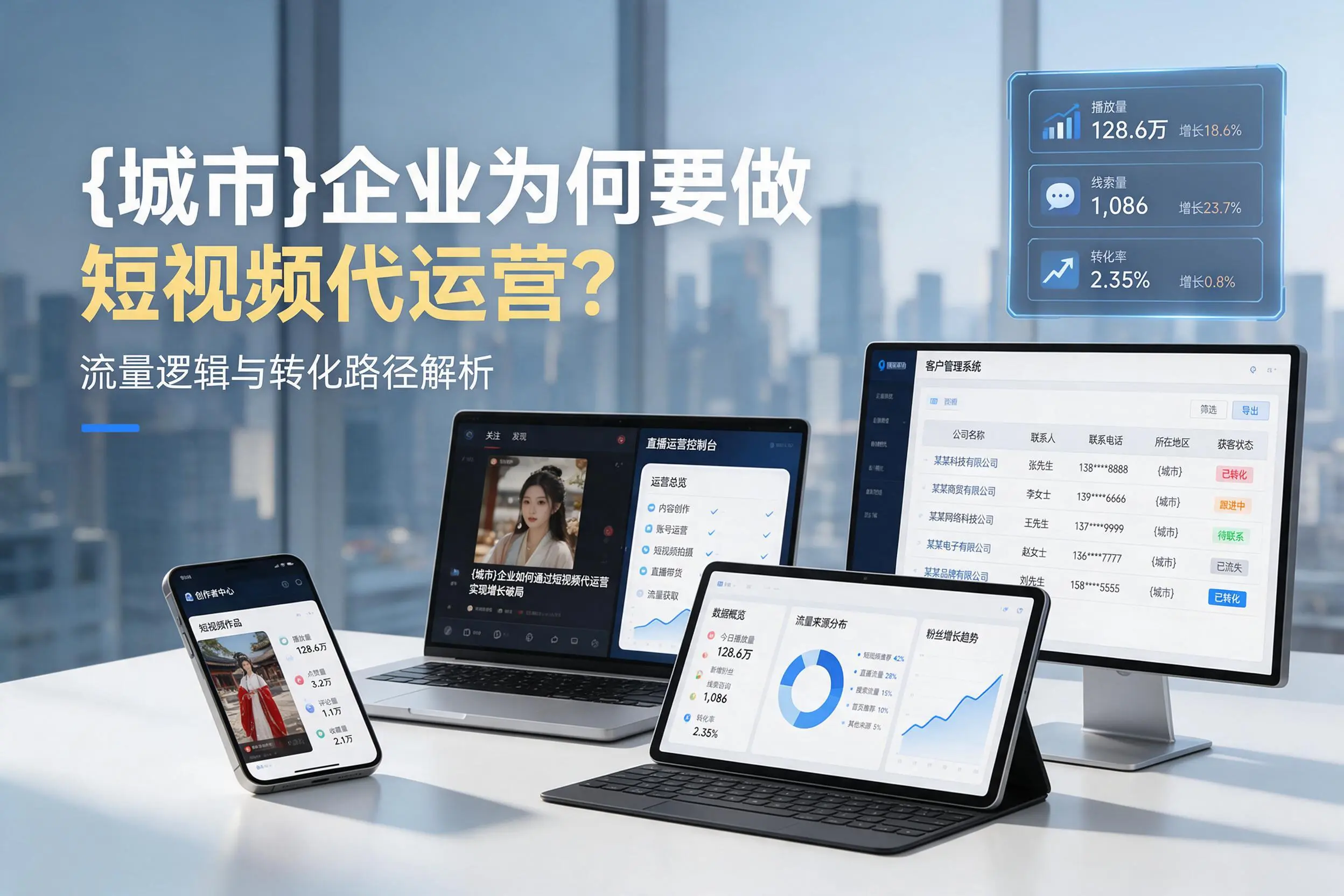 衡阳企业为何要做短视频代运营?流量逻辑与转化路径解析