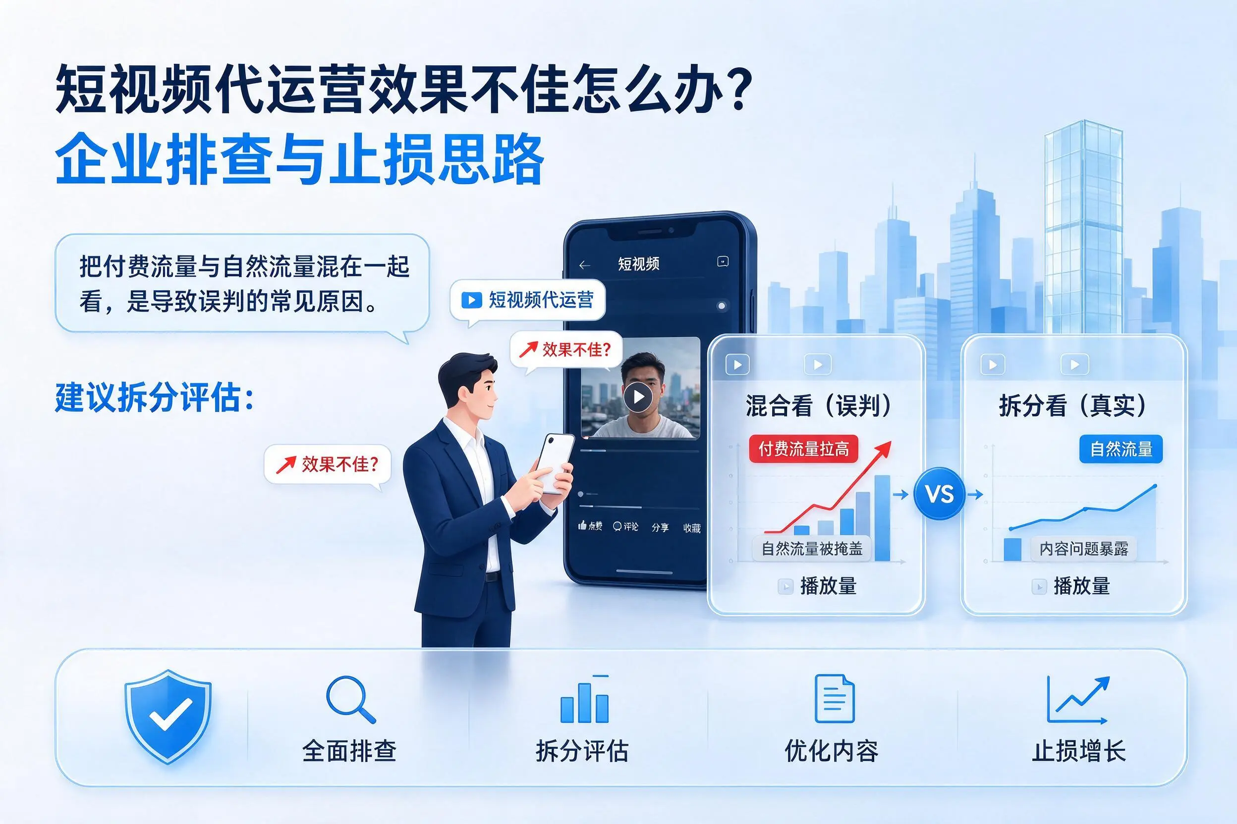 短视频代运营效果不佳怎么办?衡阳企业排查与止损思路