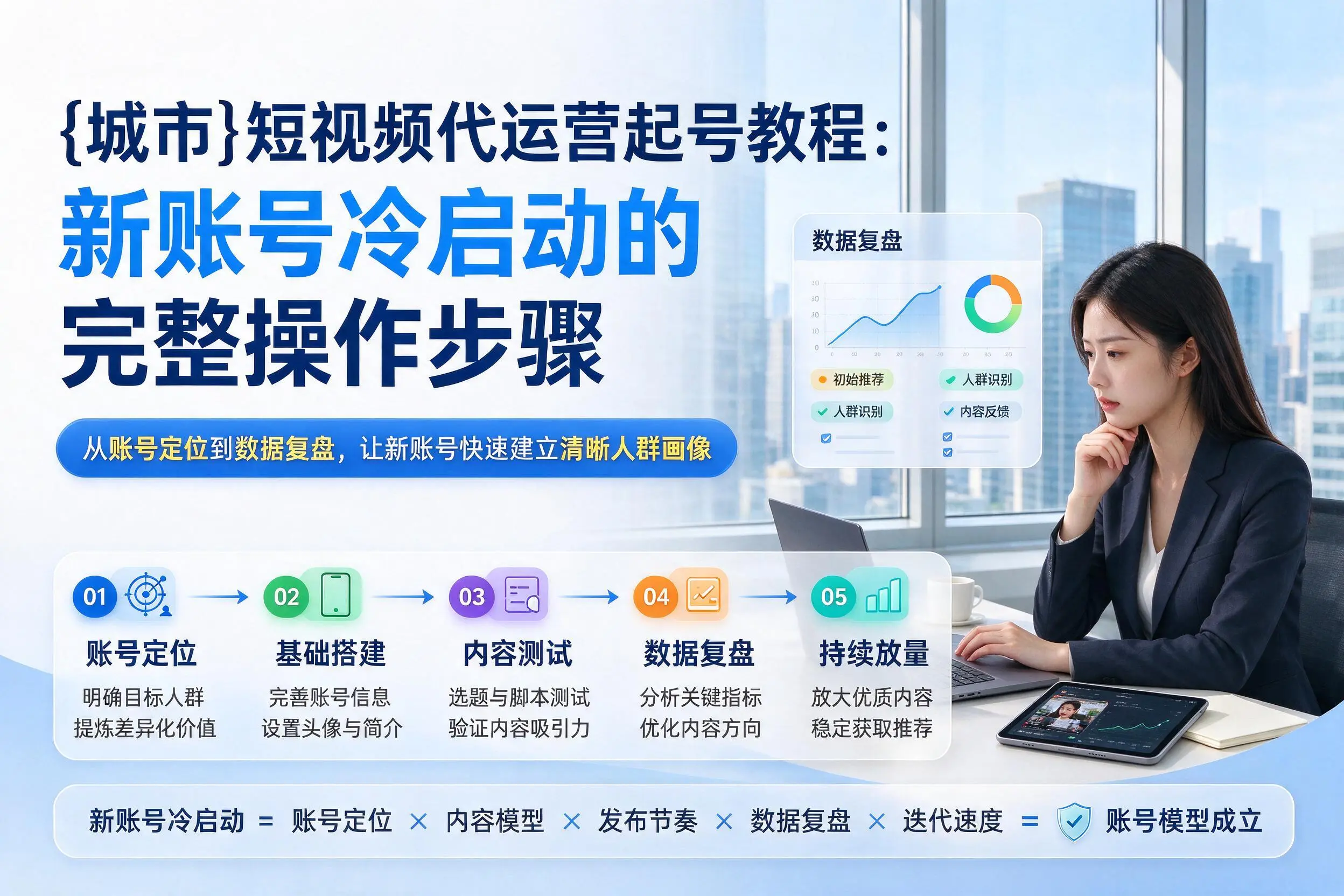 衡阳短视频代运营起号教程：新账号冷启动的完整操作步骤