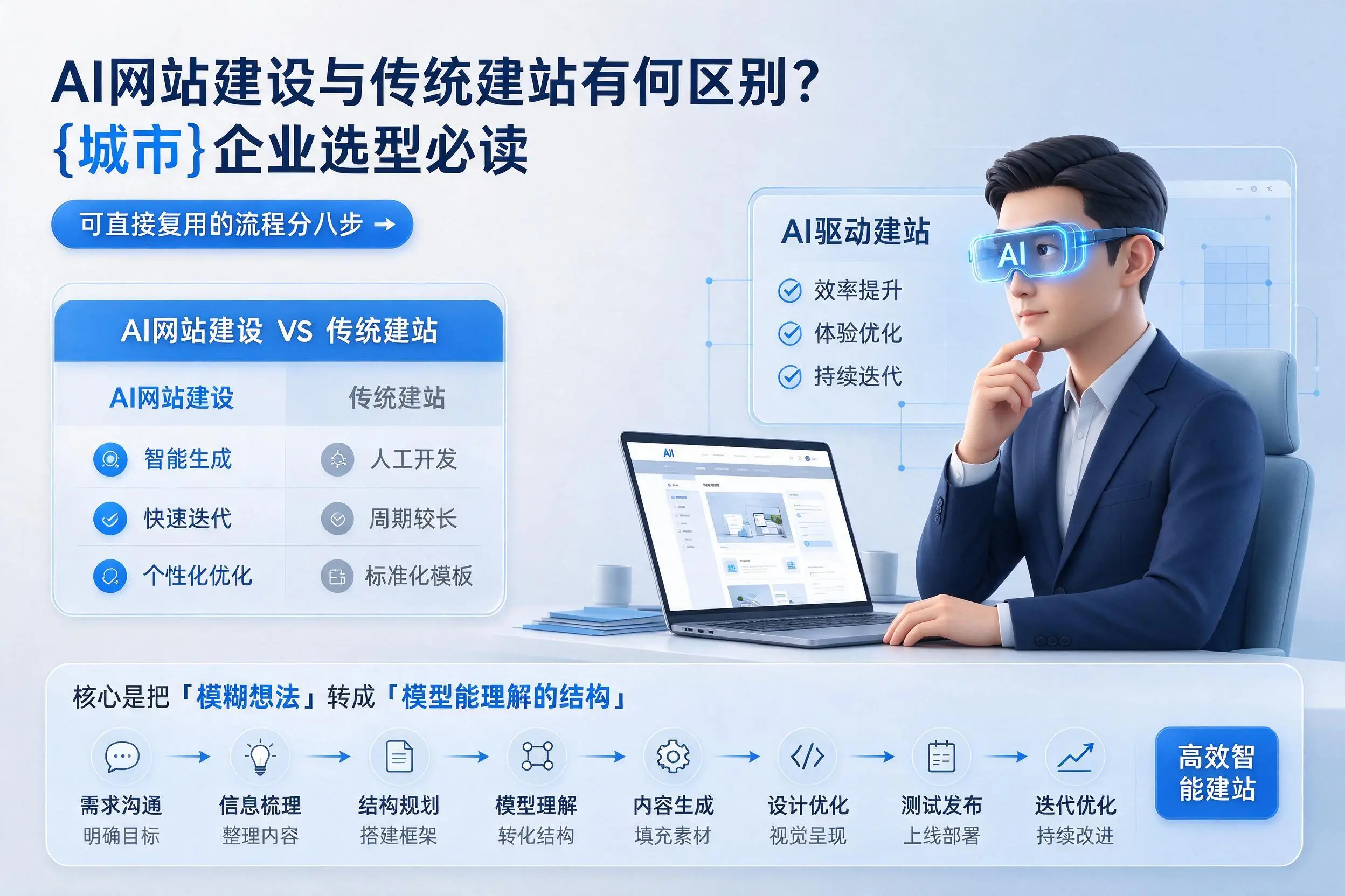 AI网站建设与传统建站有何区别？衡阳企业选型必读