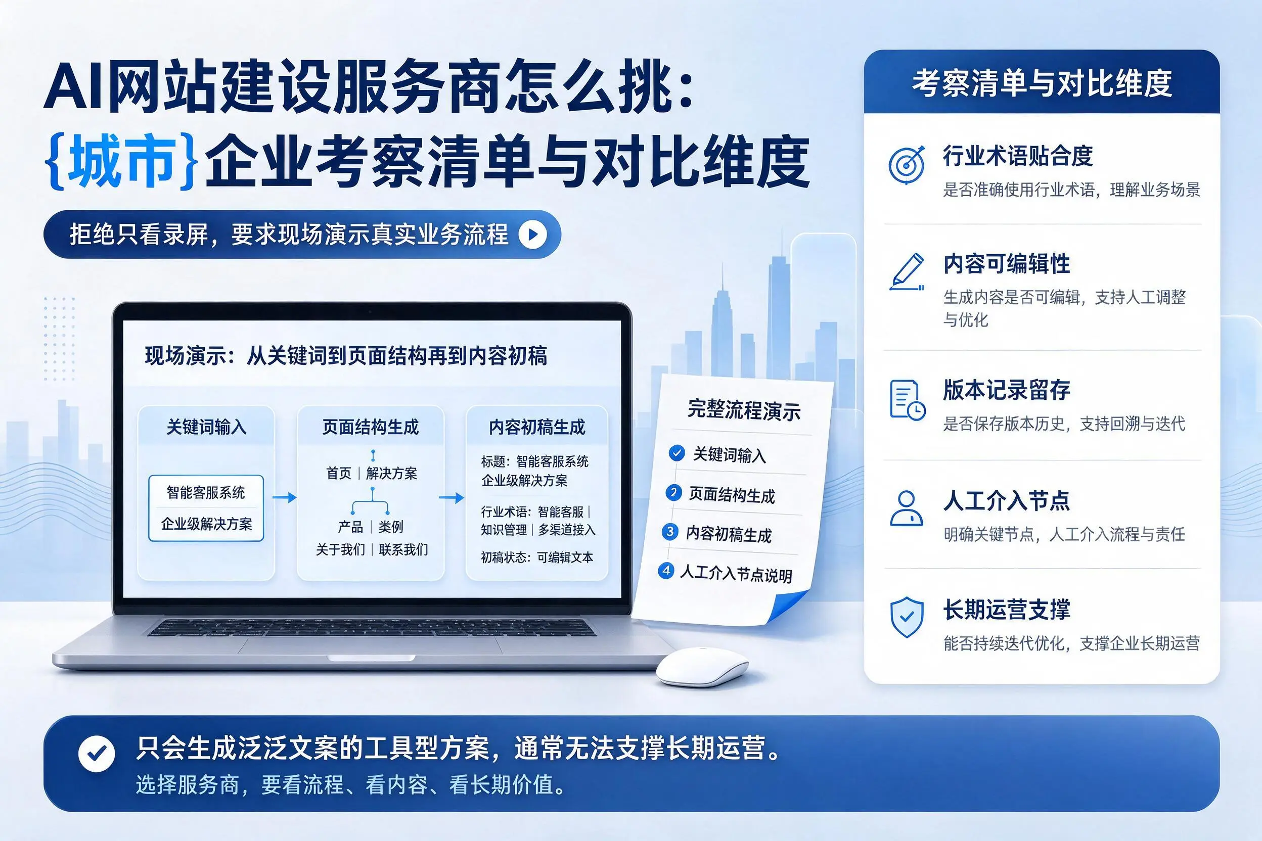 AI网站建设服务商怎么挑：衡阳企业考察清单与对比维度