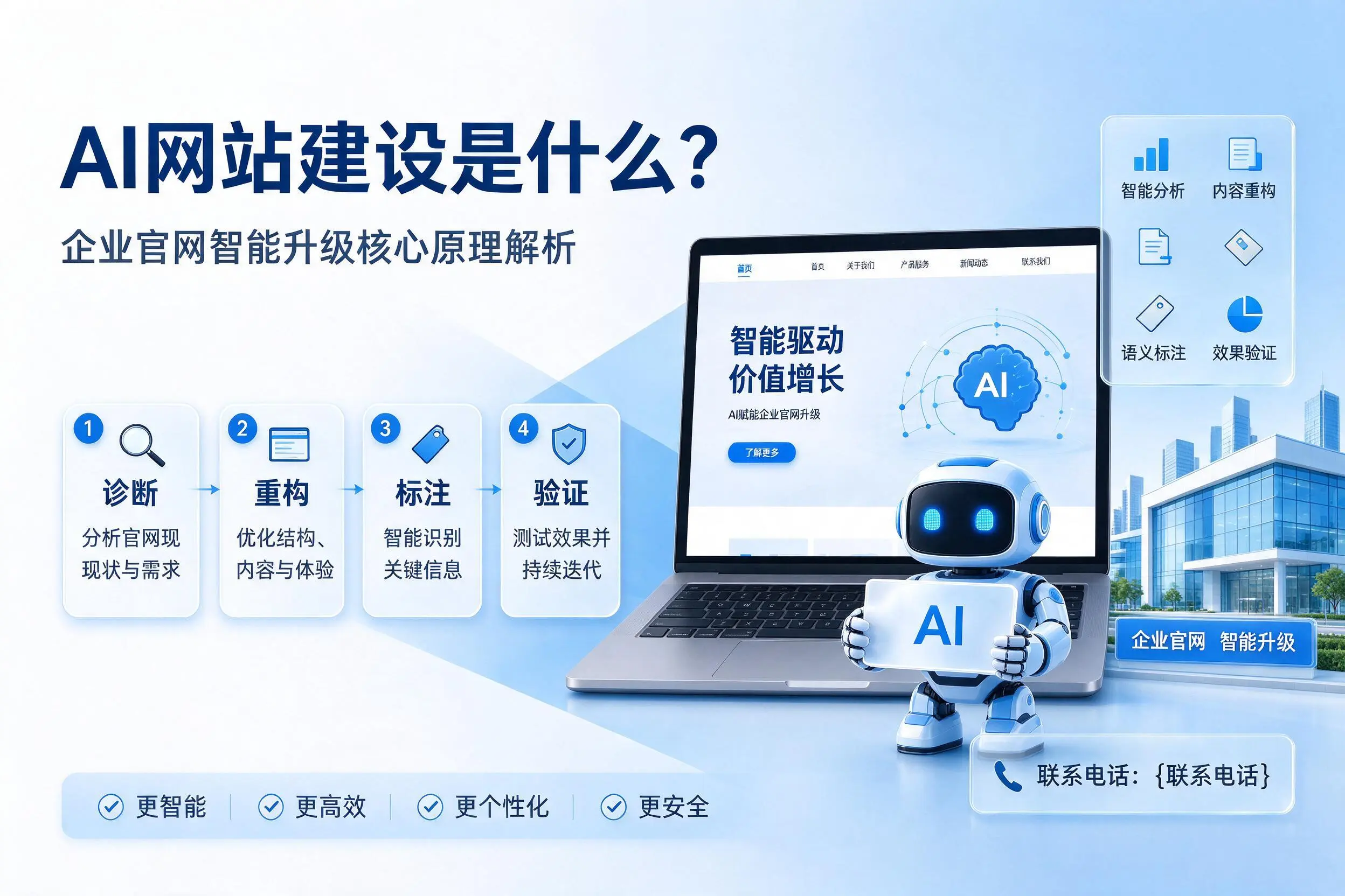 AI网站建设是什么？衡阳企业官网智能升级核心原理解析