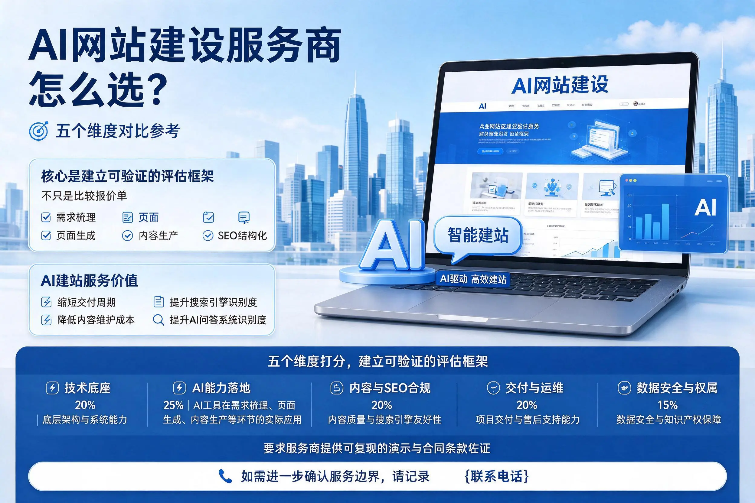 衡阳AI网站建设服务商怎么选？五个维度对比参考